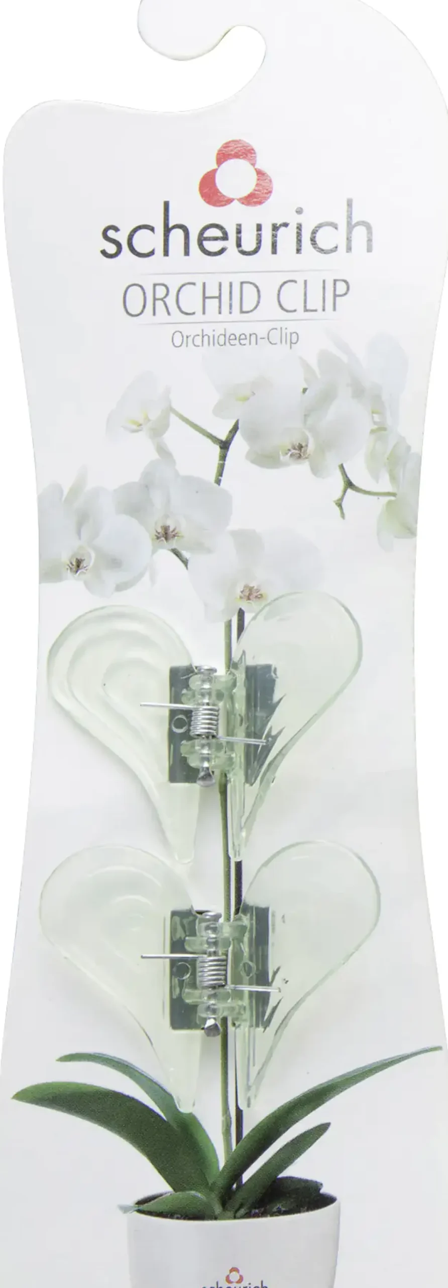 Scheurich Orchideen-Clips grün 2er Pack