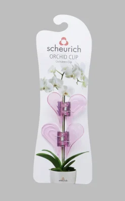 Scheurich Orchideen-Clips pink 2er Pack