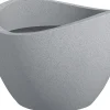 Scheurich Pflanztopf Wave Globe Serie 250 steingrau, Beton-Optik Ø 40 cm