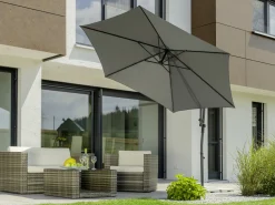 Schneider Ampelschirm Genua anthrazit Ø 300 cm