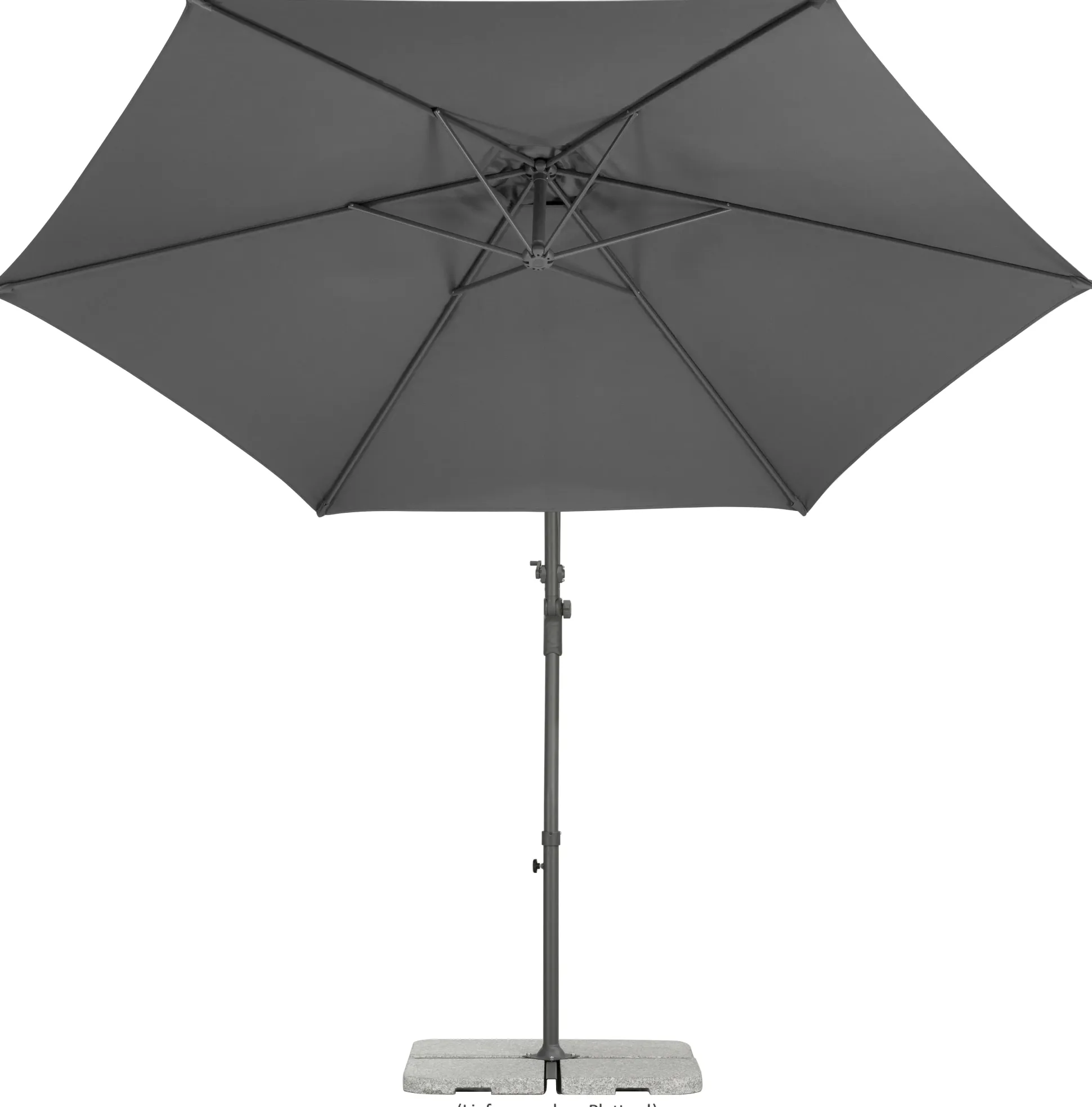 Schneider Ampelschirm Genua anthrazit Ø 300 cm