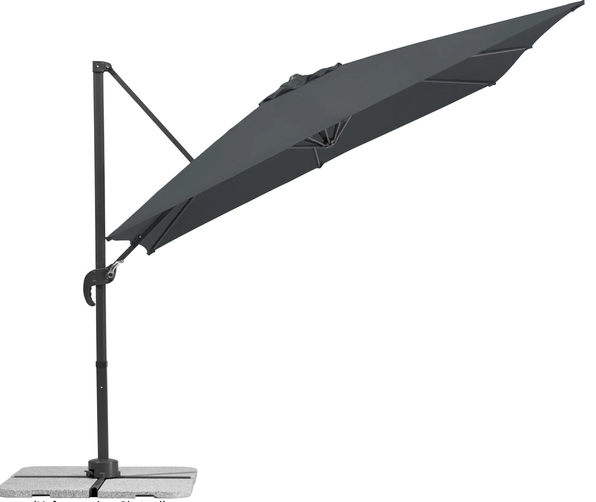 Schneider Ampelschirm Rhodos Junior anthrazit 270 x 270 cm