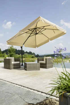 Schneider Ampelschirm Rhodos natur 300 x 300 cm