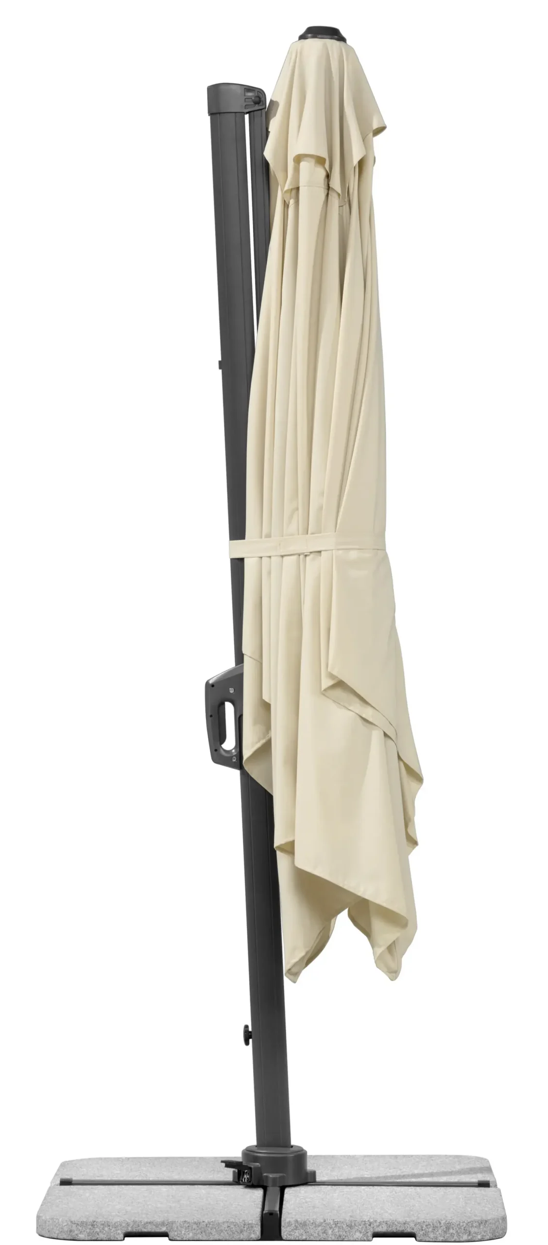 Schneider Ampelschirm Rhodos Twist natur 350 x 260 cm