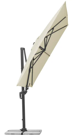 Schneider Ampelschirm Rhodos Twist natur 350 x 260 cm