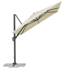 Schneider Ampelschirm Rhodos Twist natur 350 x 260 cm
