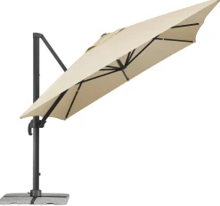 Schneider Ampelschirm Rhodos Grande natur 300 x 400 cm