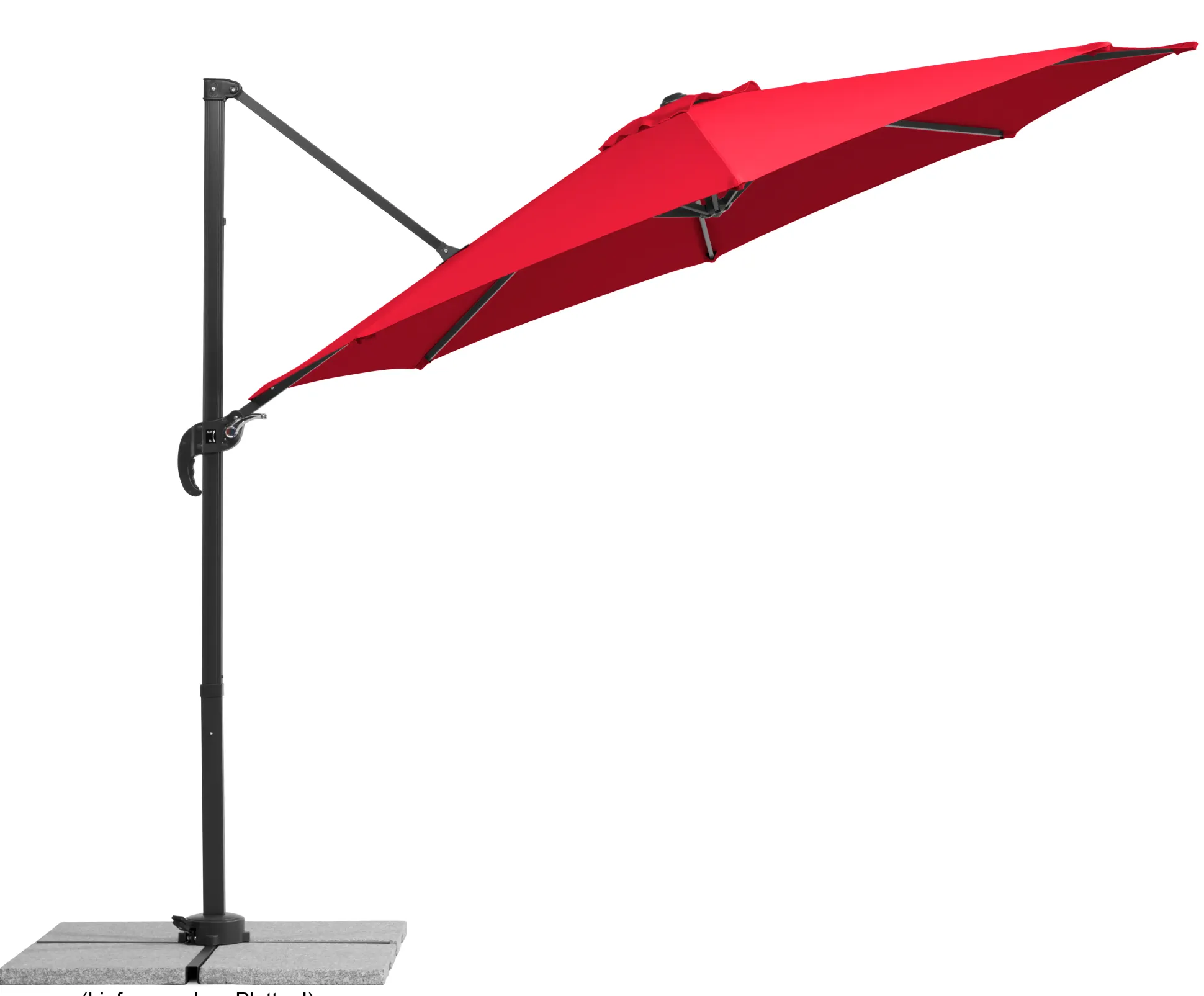 Schneider Ampelschirm Rhodos Junior rot Ø 300 cm