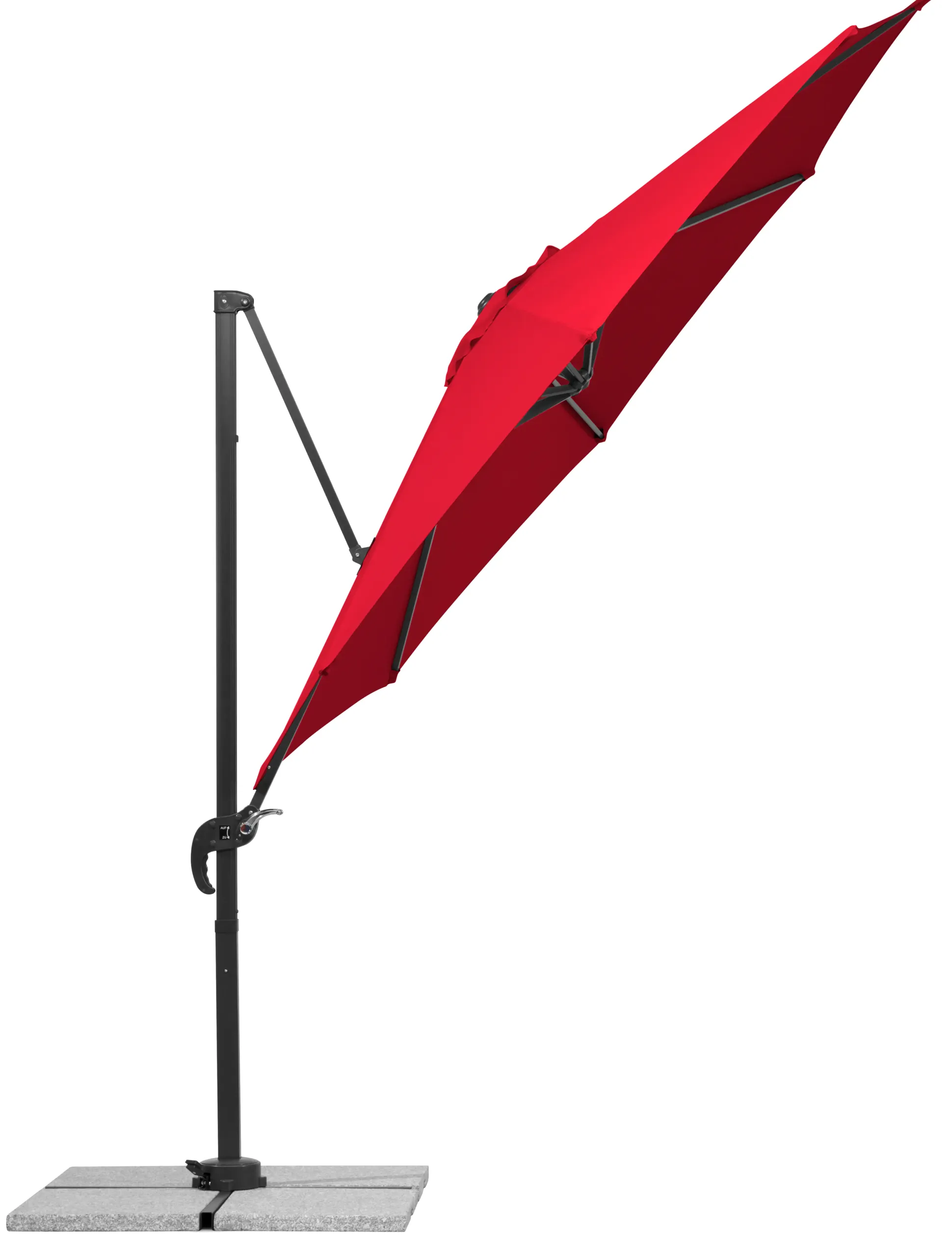 Schneider Ampelschirm Rhodos Junior rot Ø 300 cm
