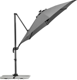 Schneider Ampelschirm Rhodos Blacklight anthrazit Ø 300 cm