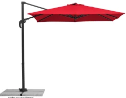 Schneider Ampelschirm Rhodos Junior rot 230 x 230 cm
