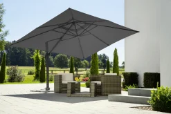 Schneider Ampelschirm Rhodos Grande anthrazit 300 x 400 cm