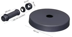 Schneider Betonständer anthrazit, ca. 30 kg
