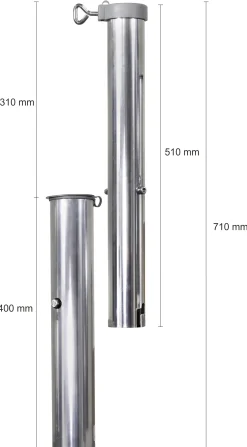 Schneider Bodenhülse für Sonnenschirme extra lang