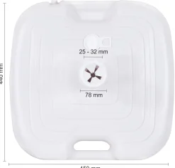 Schneider Schirmständer PE 20 L weiß