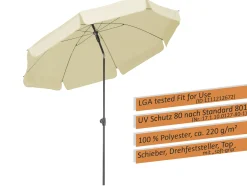 Schneider Sonnenschirm Aquila natur Ø 250 cm