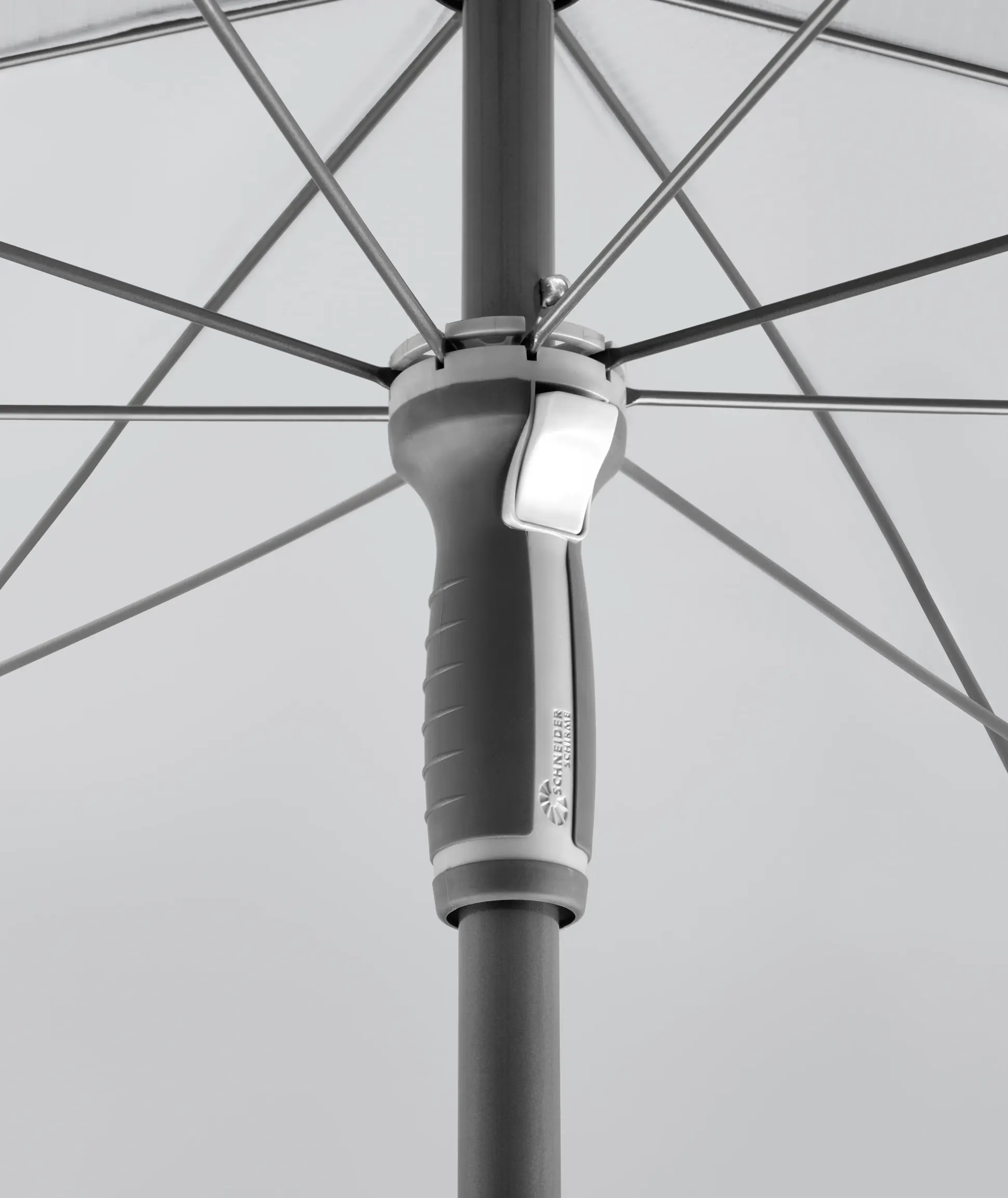 Schneider Sonnenschirm Aquila silbergrau Ø 200 cm