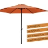 Schneider Sonnenschirm Bergamo terracotta Ø 300 cm