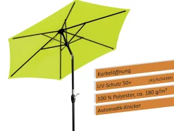Schneider Sonnenschirm Bilbao apfelgrün Ø 220 cm