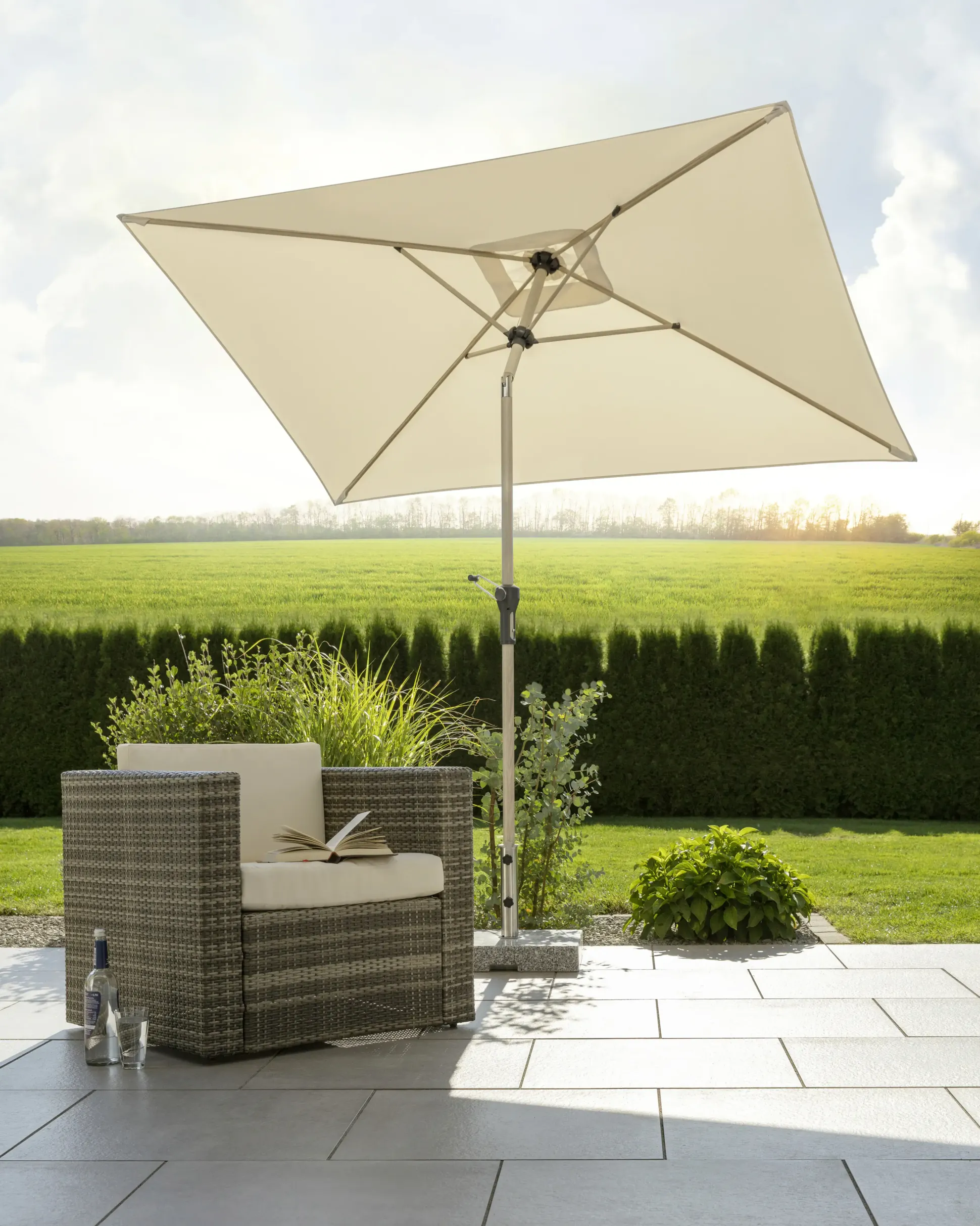 Schneider Sonnenschirm Cordoba natur 230 x 150 cm