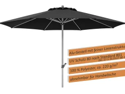 Schneider Sonnenschirm Gemini anthrazit Ø 360 cm