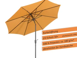 Schneider Sonnenschirm Harlem mandarine Ø 270 cm