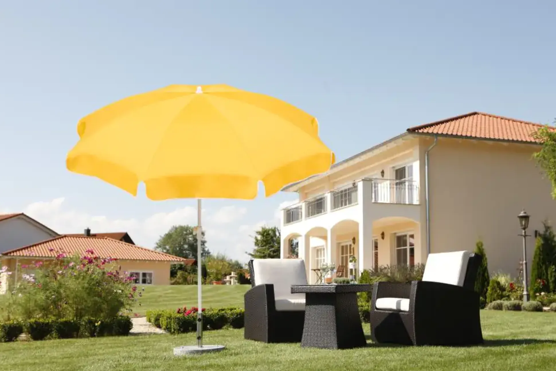 Schneider Sonnenschirm Ibiza goldgelb Ø 240 cm