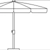 Schneider Sonnenschirm Ibiza natur Ø 240 cm