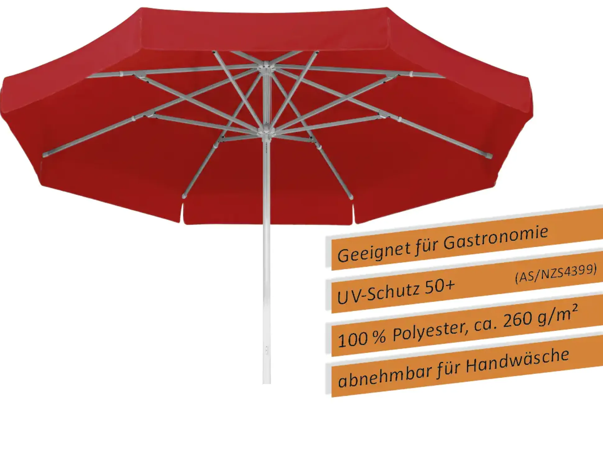 Schneider Sonnenschirm Jumbo rot Ø 300 cm