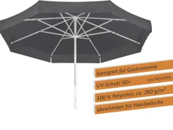 Schneider Sonnenschirm Jumbo anthrazit Ø 300 cm