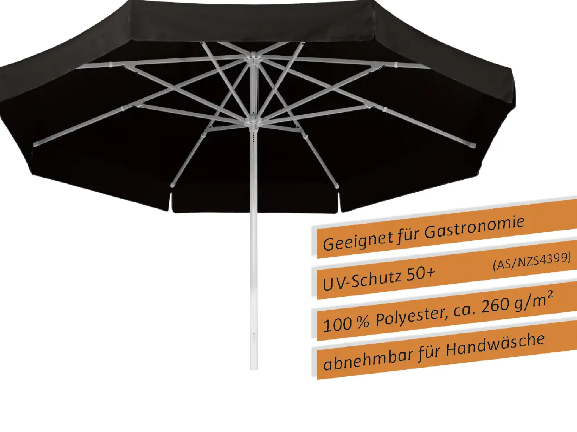 Schneider Sonnenschirm Jumbo schwarz Ø 300 cm