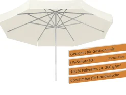 Schneider Sonnenschirm Jumbo weiß, Ø 300 cm