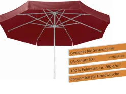Schneider Sonnenschirm Jumbo bordeaux Ø 300 cm
