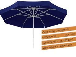 Schneider Sonnenschirm Jumbo blau Ø 300 cm