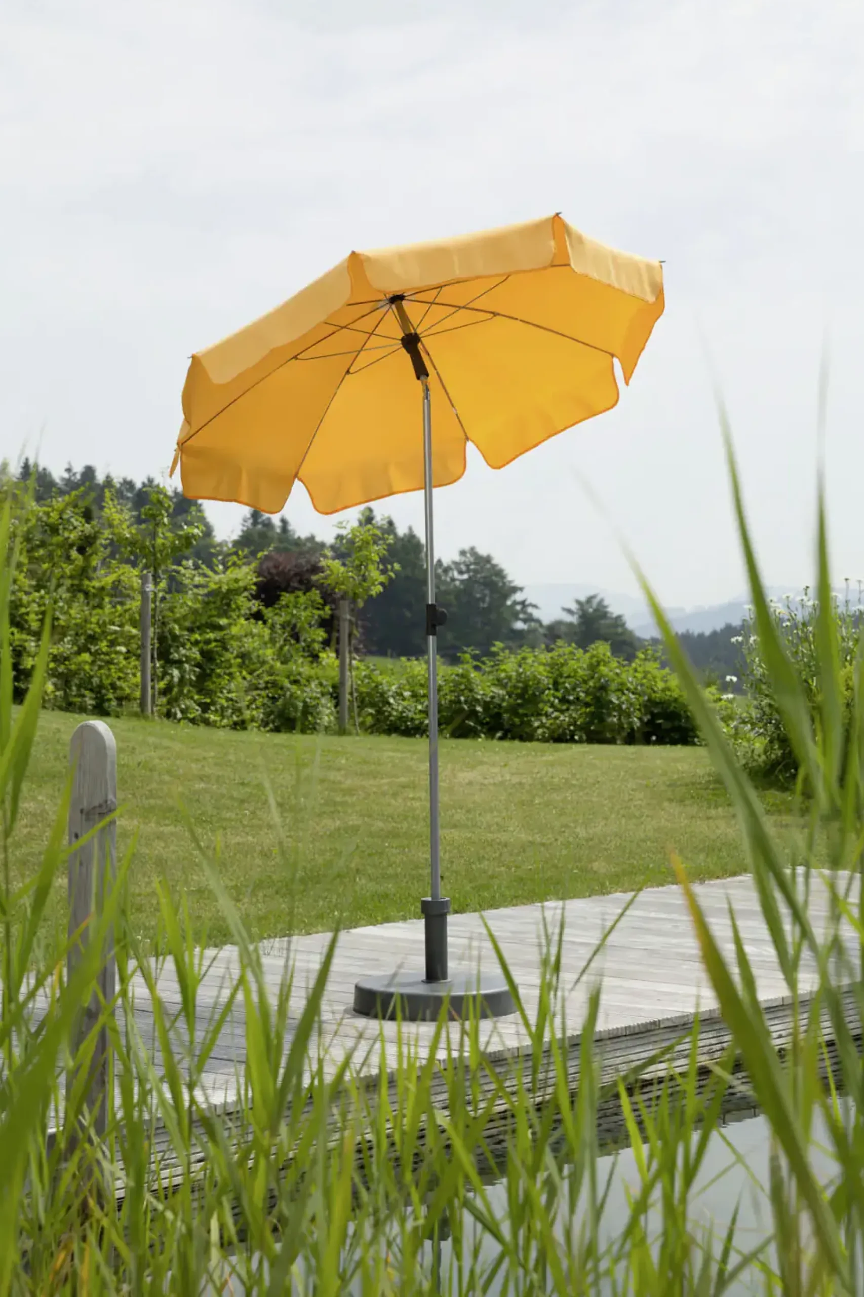 Schneider Sonnenschirm Locarno mandarine Ø 150 cm