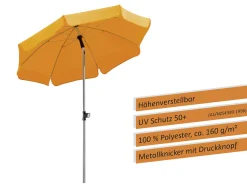 Schneider Sonnenschirm Locarno mandarine Ø 150 cm