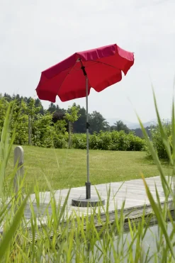 Schneider Sonnenschirm Locarno rot Ø 150 cm