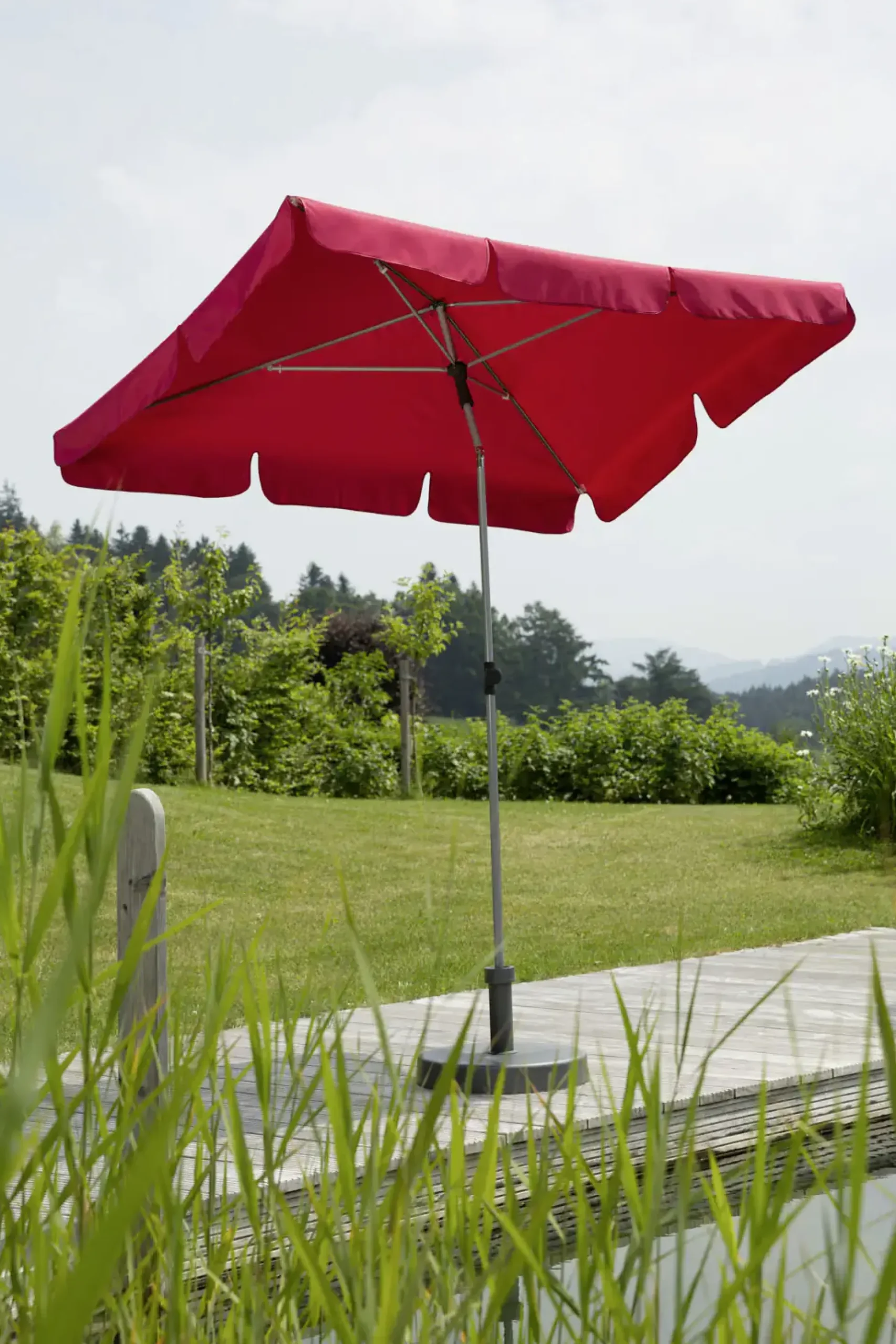 Schneider Sonnenschirm Locarno rot 180 x 120 cm