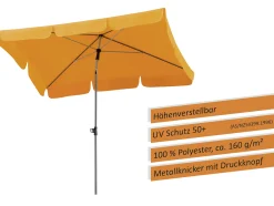 Schneider Sonnenschirm Locarno mandarine 180 x 120 cm