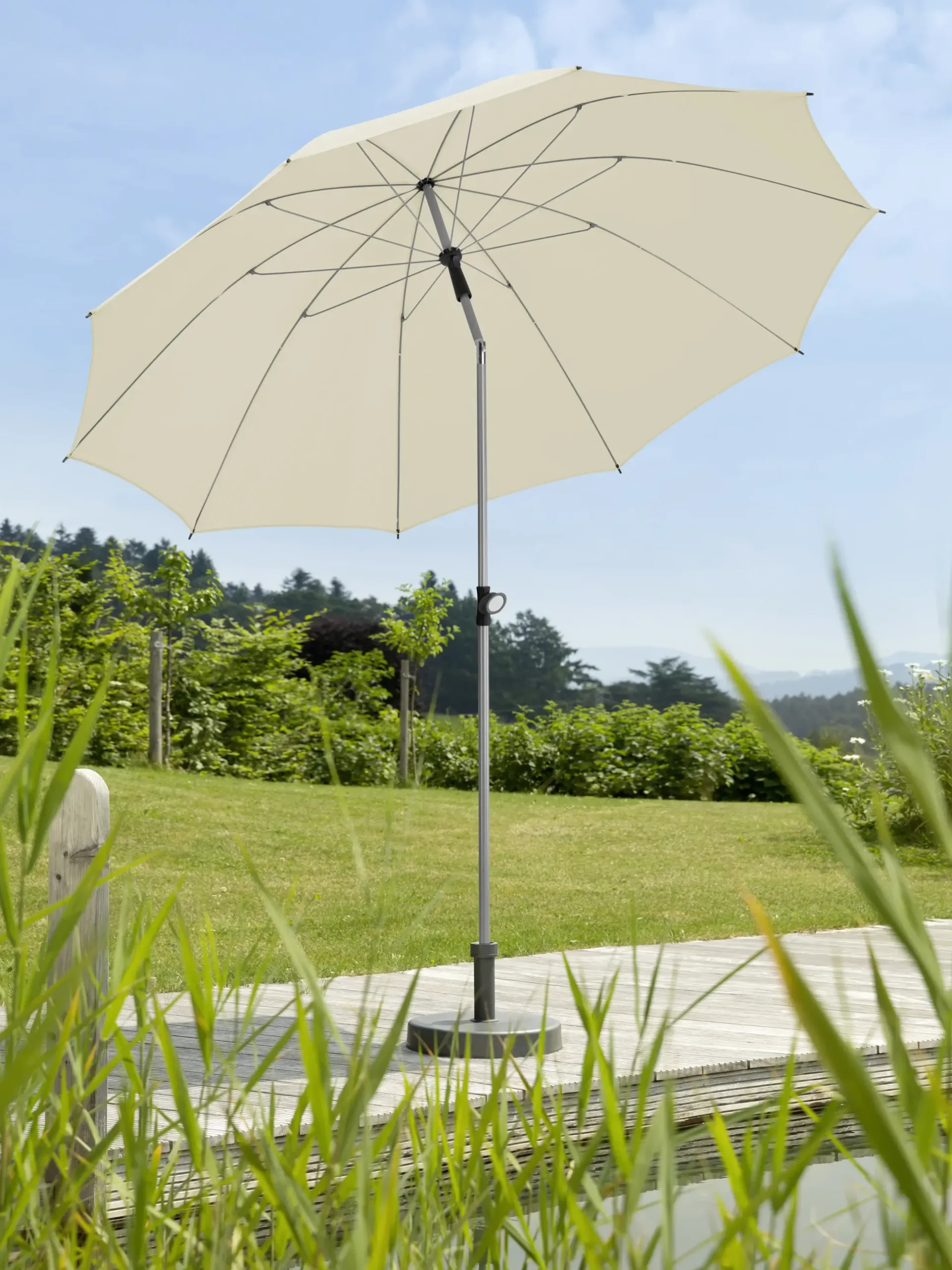 Schneider Sonnenschirm Locarno natur Ø 220 cm