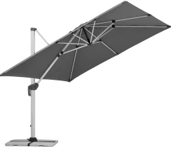 Schneider Sonnenschirm Monaco granitgrau 300 x 300 cm