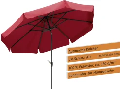 Schneider Sonnenschirm Orlando rot Ø 270 cm