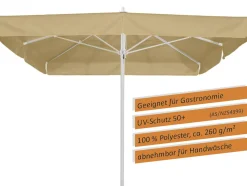 Schneider Sonnenschirm Quadro sand 300 x 300 cm