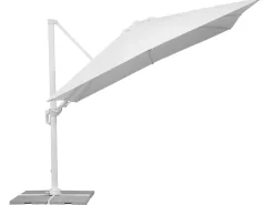 Schneider Sonnenschirm Rhodos Twist Bianco weiß, 300 x 300 cm