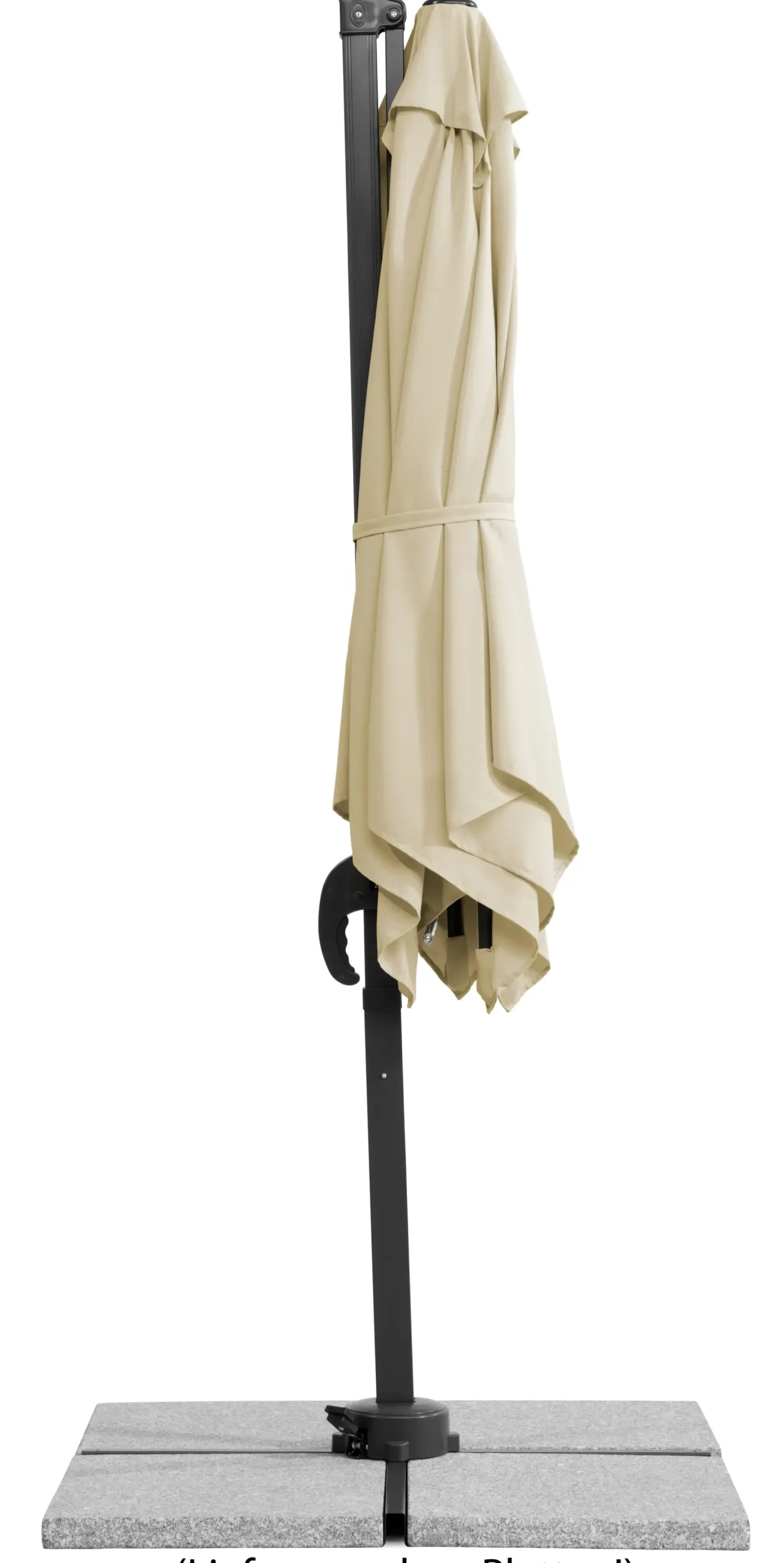 Schneider Sonnenschirm Rhodos Junior natur 230 x 230 cm