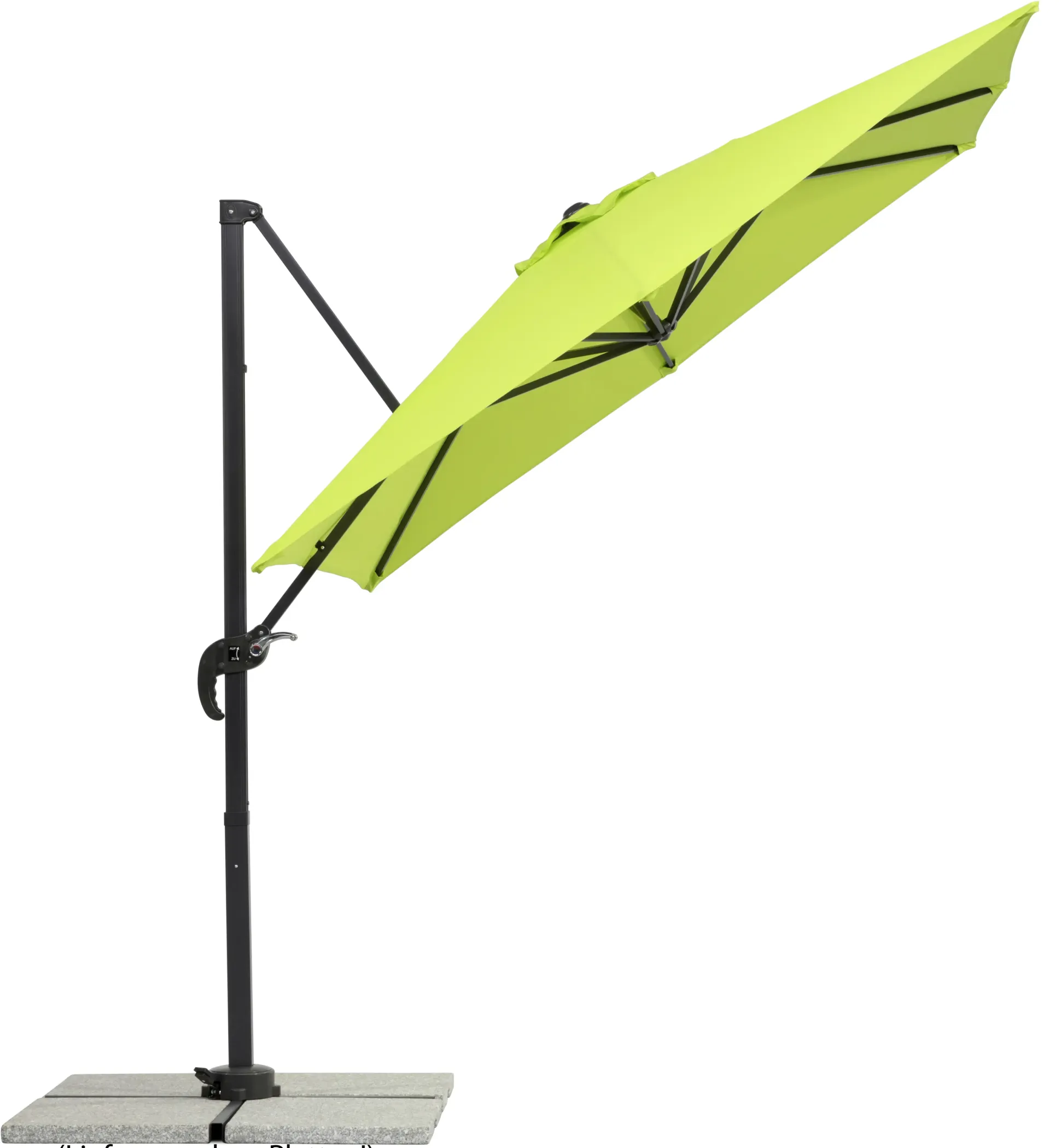 Schneider Sonnenschirm Rhodos Junior apfelgrün 230 x 230 cm