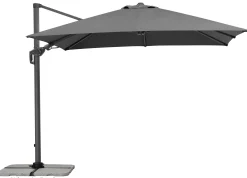 Schneider Sonnenschirm Rhodos Twist anthrazit 300 x 300 cm