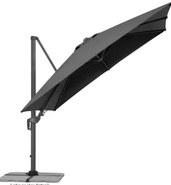 Schneider Sonnenschirm Rhodos Twist anthrazit 300 x 300 cm