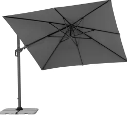 Schneider Sonnenschirm Rhodos Twist anthrazit 300 x 300 cm