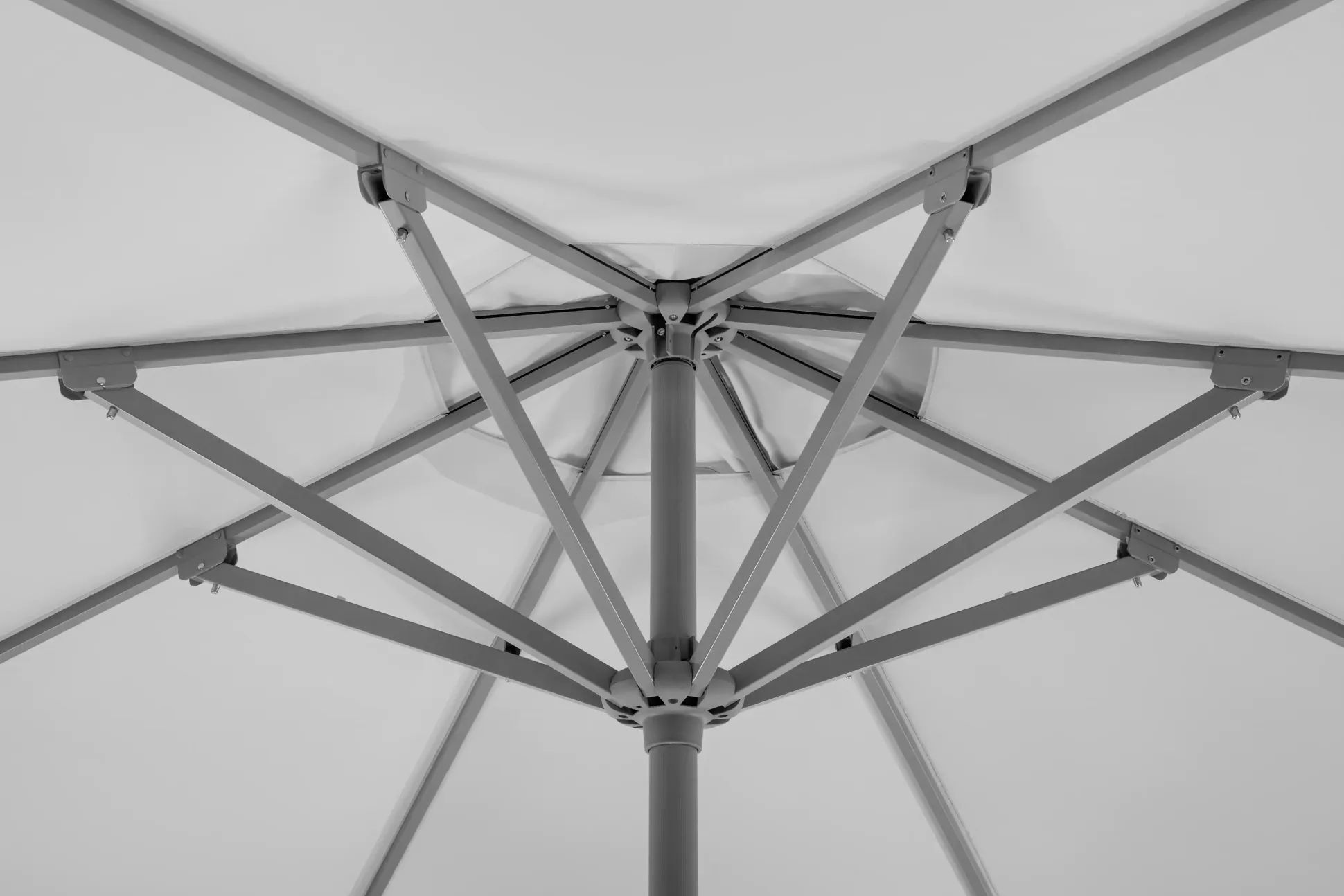 Schneider Sonnenschirm Rooftop silbergrau Ø 350 cm